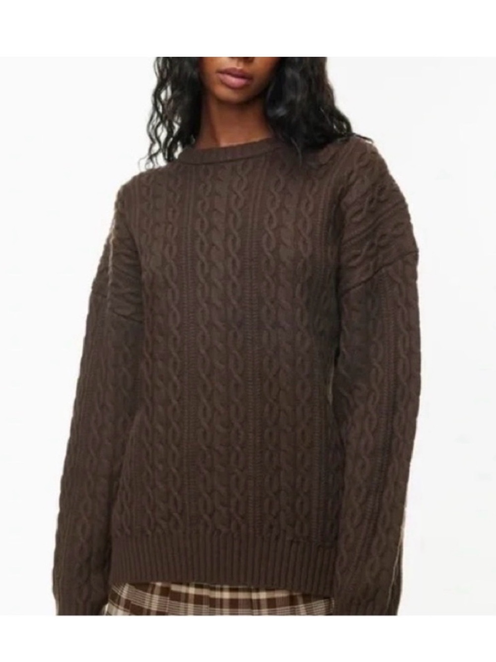 Sunday best Cable Knit Sweater - Brown